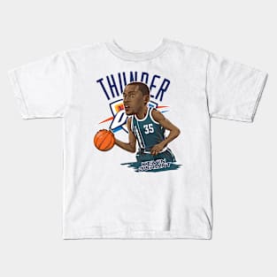 Kevin Durant Vector Art Kids T-Shirt